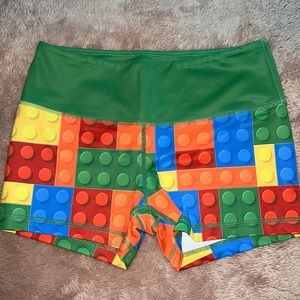 Feed Me Fight Me Lego Shorts